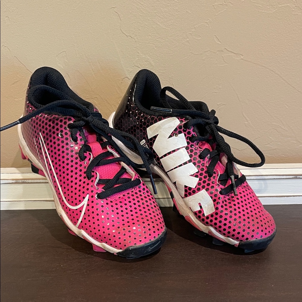 Nike Pink and Black Athletic Cleats